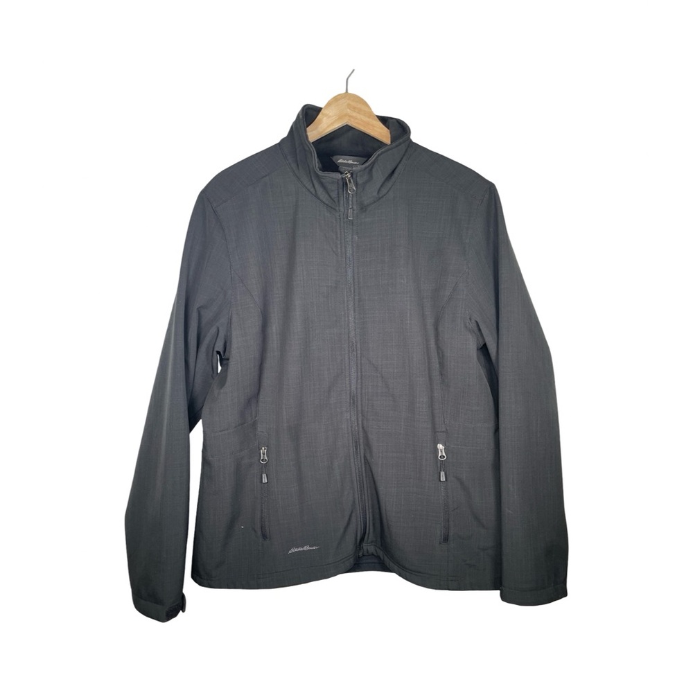 Eddie Bauer women’s soft shell Black Jacket eb533